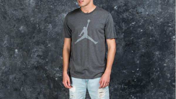 Jordan Sportswear Iconic Jumpman Logo Tee Grey Heather