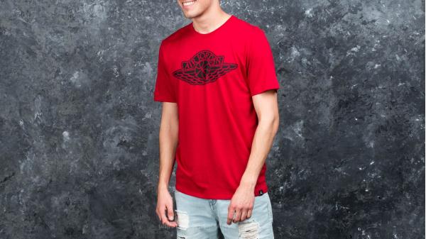 Jordan Sportswear Iconic Wings Logo Tee Team Red/ Black