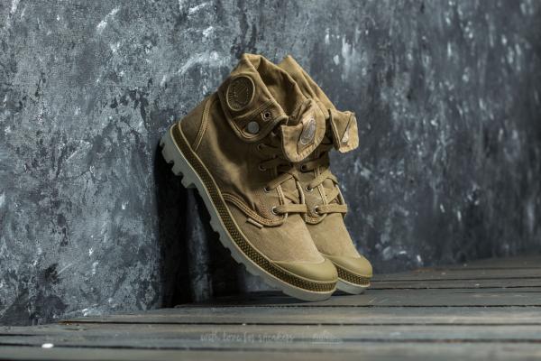 Palladium Baggy Dark Khaki/ Silver Birch