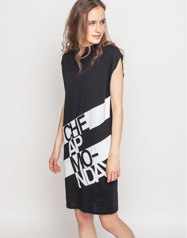Šaty Cheap Monday Capsule Prop Logo Black