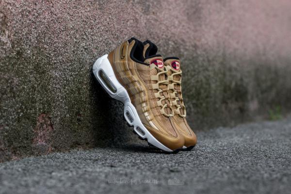 Nike Air Max 95 Premium QS Metallic Gold/ Varsity Red