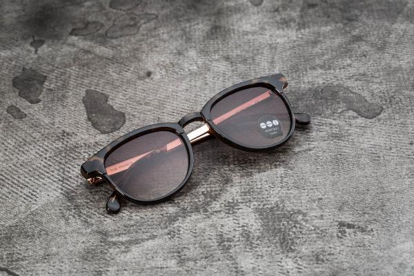 Komono Francis Metal Rose Gold-Tortoise