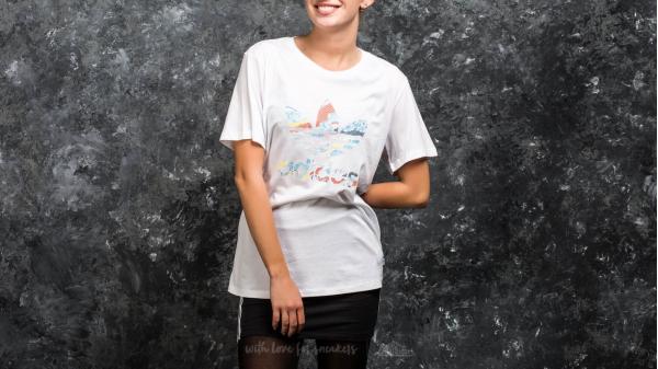 adidas Boyfriend Trefoil Tee White