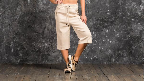 Nike Sportswear Tech Fleece Long Short Oatmeal