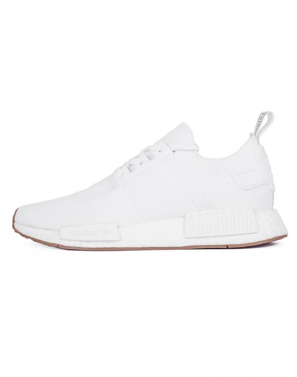 Sneakers - tenisky Adidas Originals NMD R1 Primeknit Footwear White / Footwear White / Gum