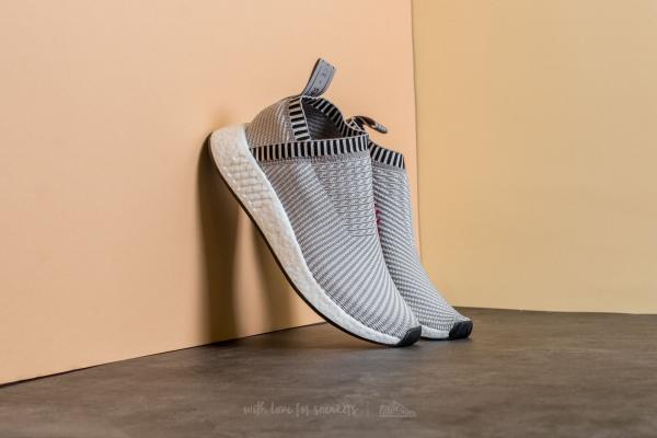 adidas NMD_CS2 Primeknit Dark Grey Solid Grey/ Ftw White/ Shock Pink