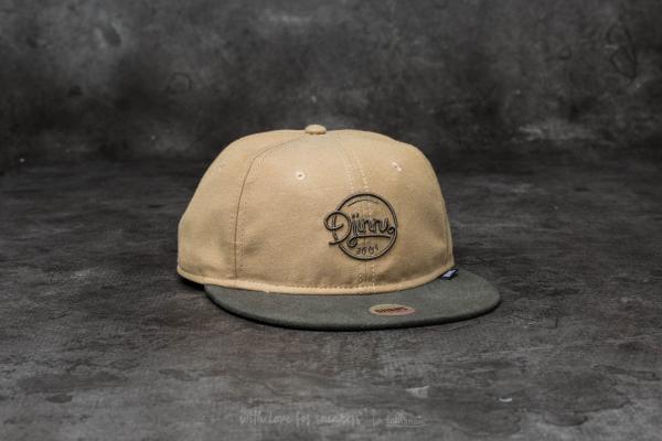 Djinn's 6 Panel Soft Canvas Snapback Olive