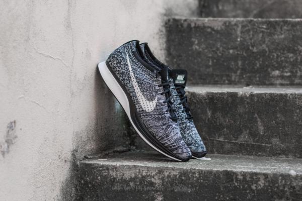 Nike Flyknit Racer Black/ White