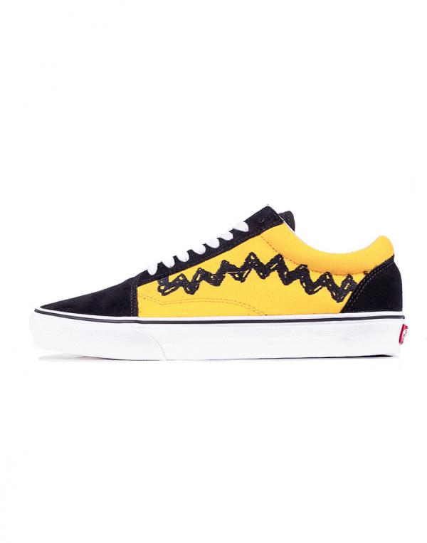 Sneakers - tenisky Vans Peanuts Old Skool Charlie Brown / Black