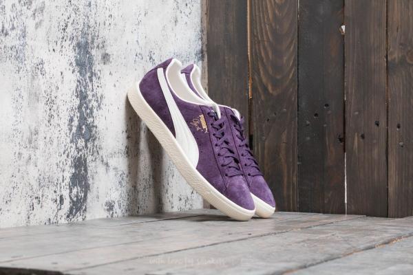 Puma Clyde Premium Core Sweet Grape-Whisper White