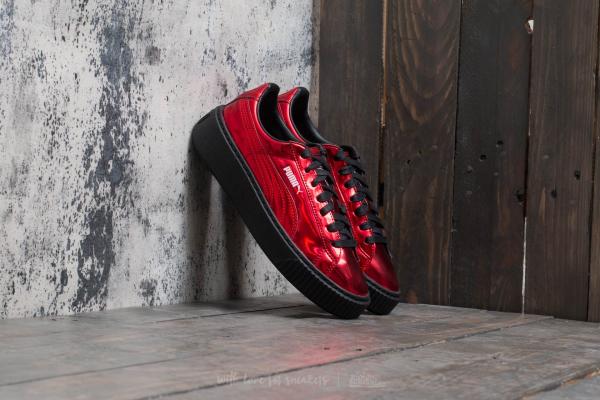 Puma Basket Platform Metallic High Risk Red-Risk Red-Black