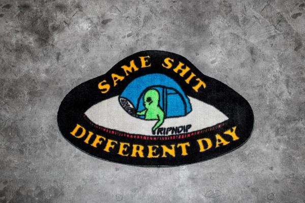RIPNDIP Same Shit Different Day Rug Black