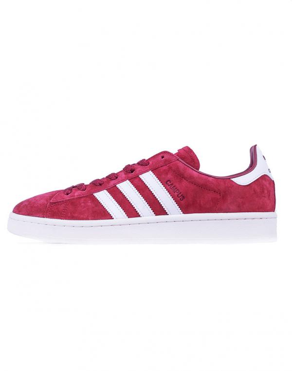 Sneakers - tenisky Adidas Originals Campus Collegiate Burgundy / Footwear White / Chalk White