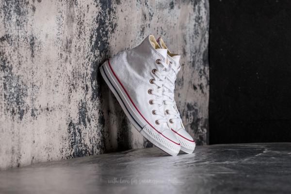 Converse Chuck Taylor All Star Hi White/ Casino Red/ Insignia Blue