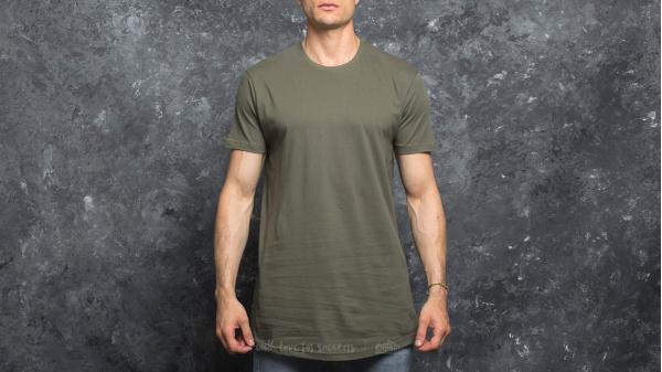 Urban Classics Shaped Long Tee Olive