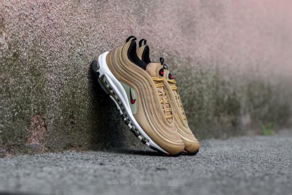 Nike Air Max 97 OG QS Metallic Gold/ Varsity Red