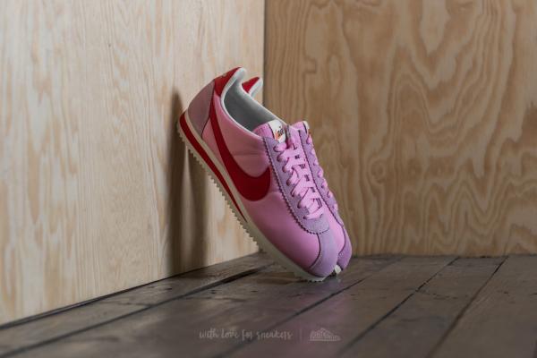 Nike Wmns Classic Cortez Nylon Premium Perfect Pink/ Sport Red-Sail