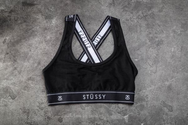 Stüssy Cross Back Crop Black