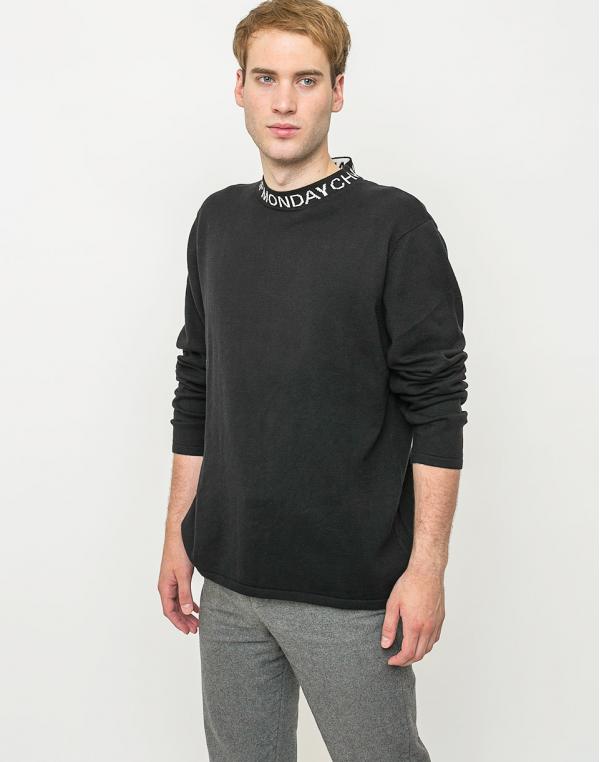Cheap Monday Dissent Knit Logo Neckline Black XL