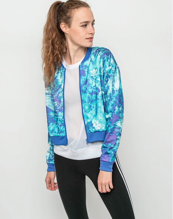 Mikina Adidas Originals Ocean Elements Crop Track Top Multicolor