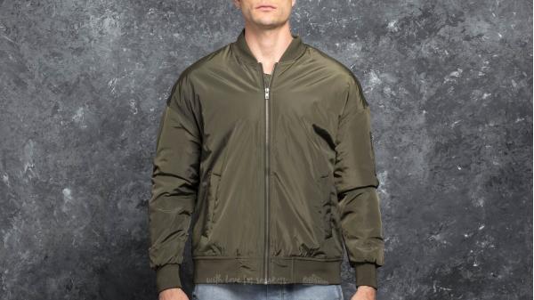 Urban Classics Oversized Bomber Jacket Dark Olive