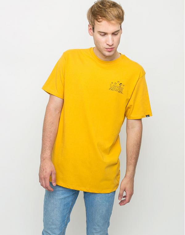 Logo tee Vans Peanuts Classic Snoopy yellow