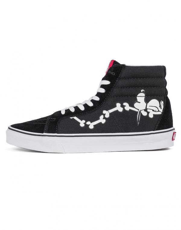 Sneakers - tenisky Vans Peanuts SK8-Hi Reissue Snoopy Bones / Black