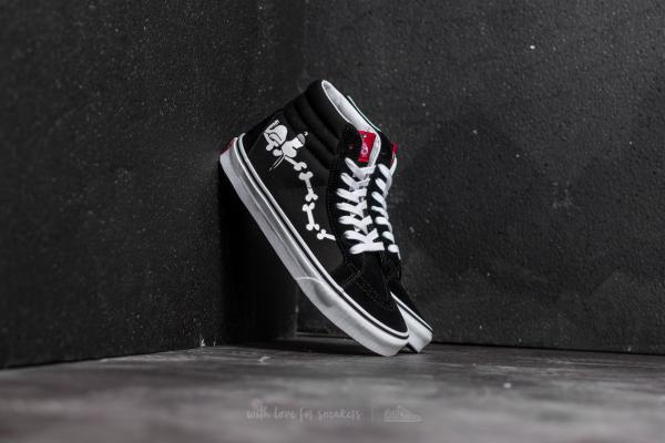 Vans x Peanuts SK8-Hi Reissue Snoopy Bones/ Black