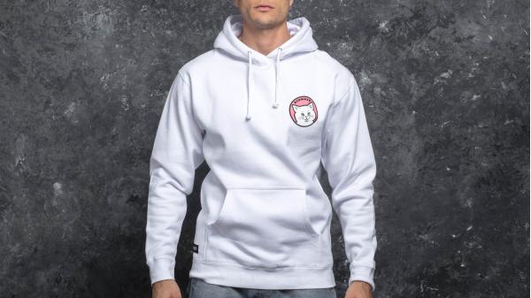 RIPNDIP Stop Being A Pussy Hoodie White