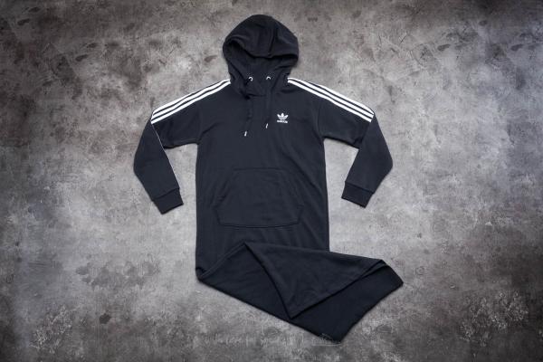 adidas 3 Stripes Hoody Dress Black