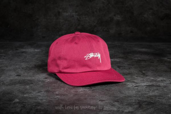 Stüssy Smooth Stock Low Cap Red