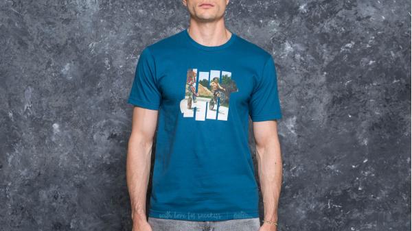 Undefeated 5 Strike Free Wheel Tee Blue