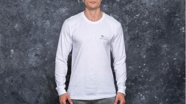 Stüssy Harumi Yamaguchi Raft Longsleeve Tee White