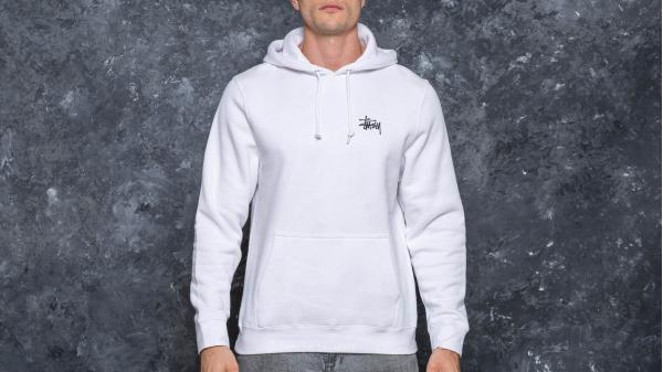 Stüssy Basic Stüssy Hood White