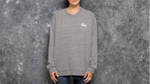 Stüssy Puff Stock Crew Grey Heather