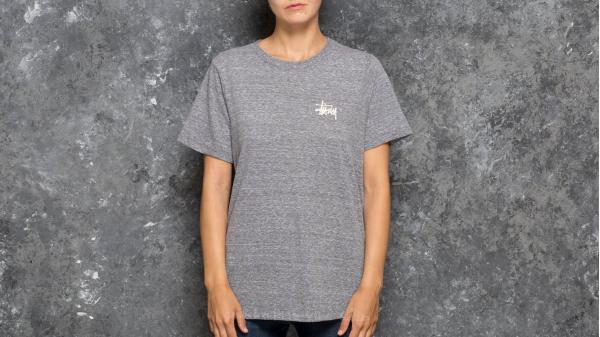 Stüssy Basic Boyfriend Tee Grey Heather