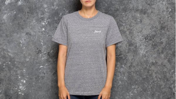 Stüssy Champion Boyfriend Tee Grey Heather