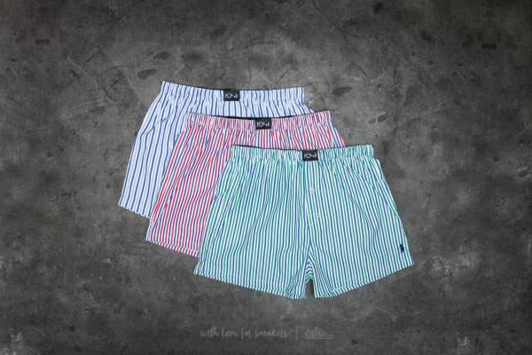 Polar Skate Co. Boxer Shorts Blue/ Red/ Green
