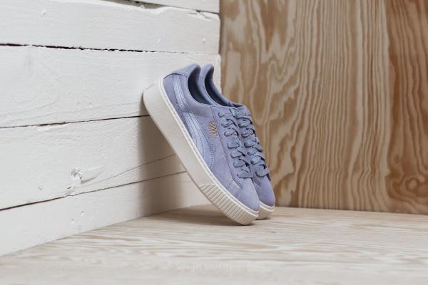 Puma Suede Platform Mono Satin Sweet Lavender/ Whisper/ Gold