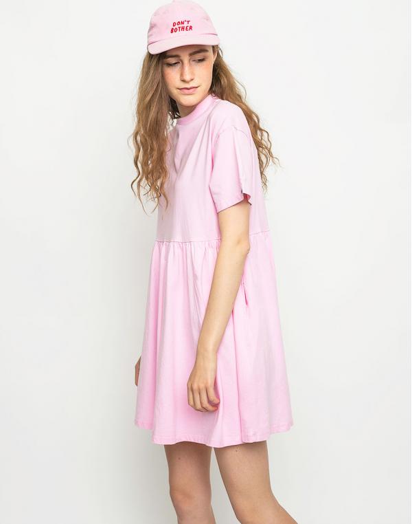Lazy Oaf Oversized T-Shirt Dress Pink L