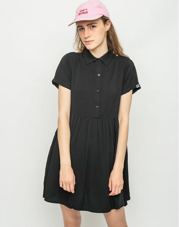Šaty Lazy Oaf Shirt Dress Black
