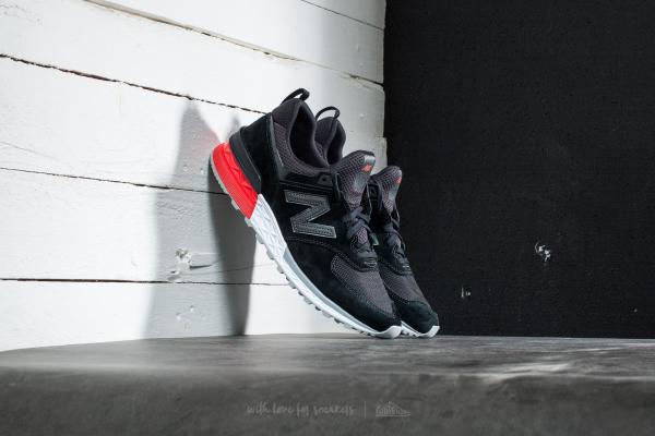 New Balance 574 Black/ Red