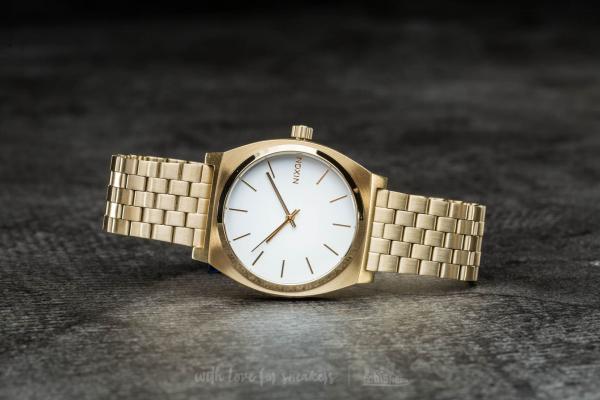 Nixon Time Teller Gold/ White