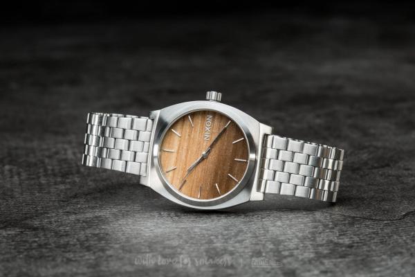 Nixon Time Teller Wood/ Silver