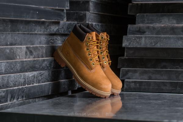Timberland 6 In Premium Wheat Nubuc Yellow