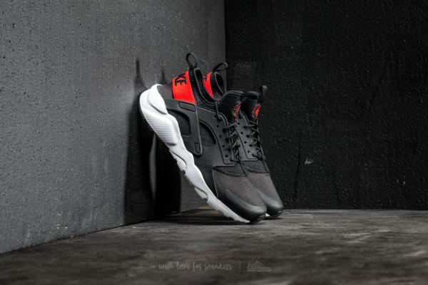 Nike Air Huarache Run Ultra GS Black/ Max Orange-White