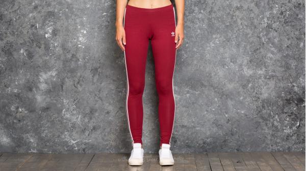 adidas 3 Stripes Leggings Collegiate Burgundy