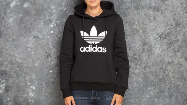 adidas Trefoil Logo Hoodie Black