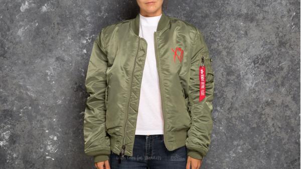 The Weeknd Stargirl Women's Bomber Sage Green