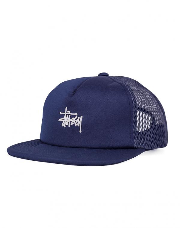 Stussy Puff Print Stock navy